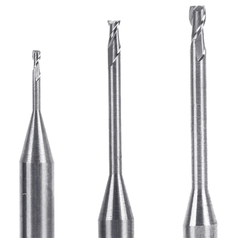 HRC50 Carbide 2 Flute Milling Machine CNC Cutting Tools Deep Groove Square End Mill Long Neck Solid Carbide Square End Mill