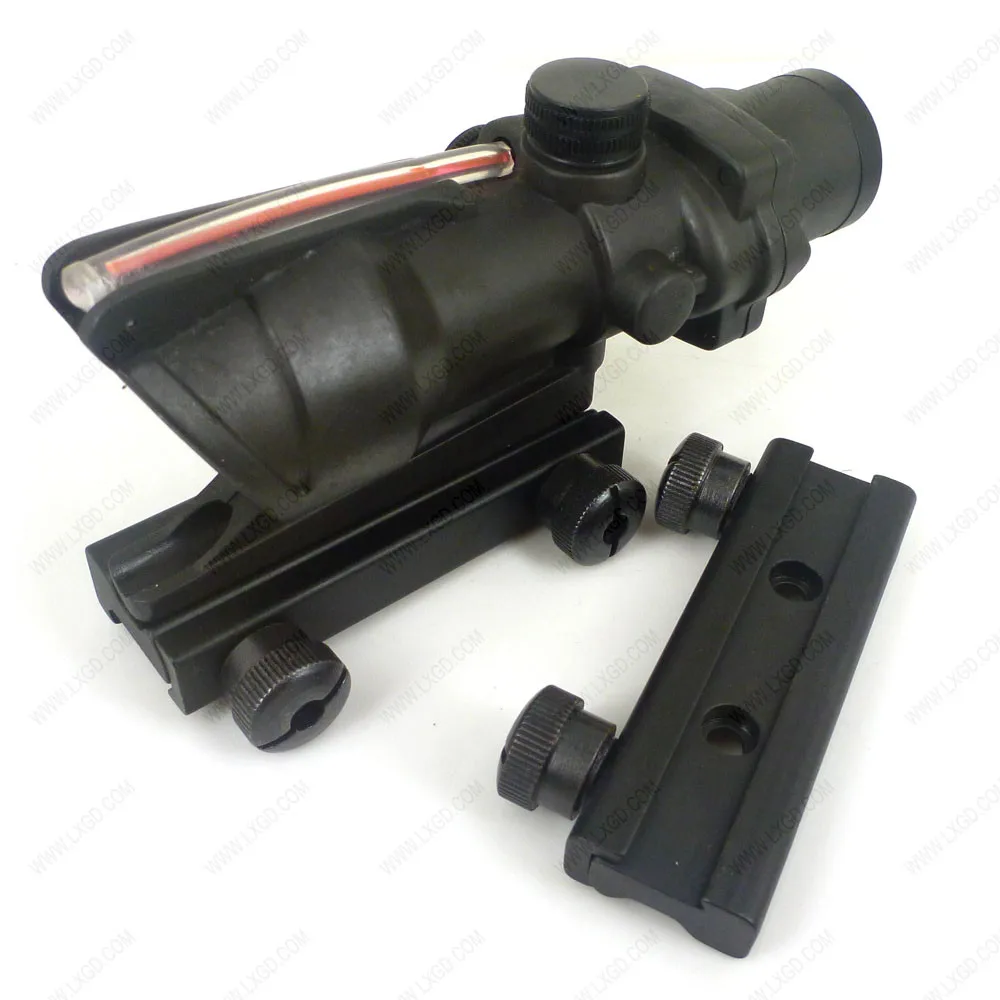 Phantom  4X32 Green real fiber scope with reticle