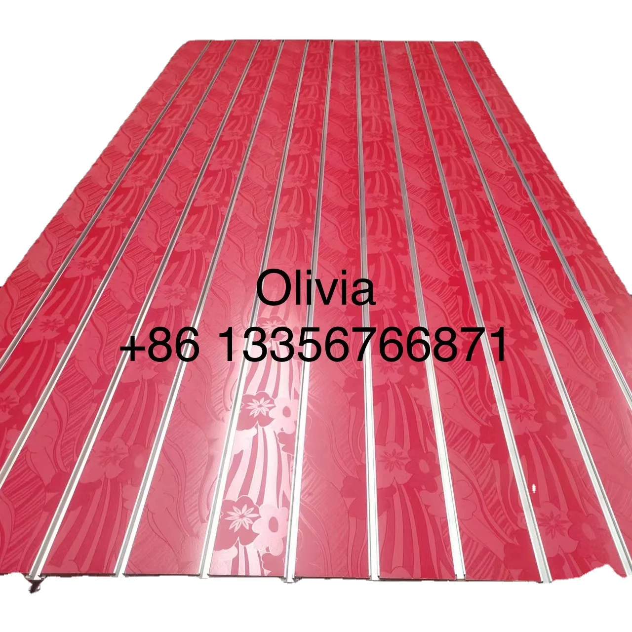 Hot-selling High quality MDF slot board/slatwall for display