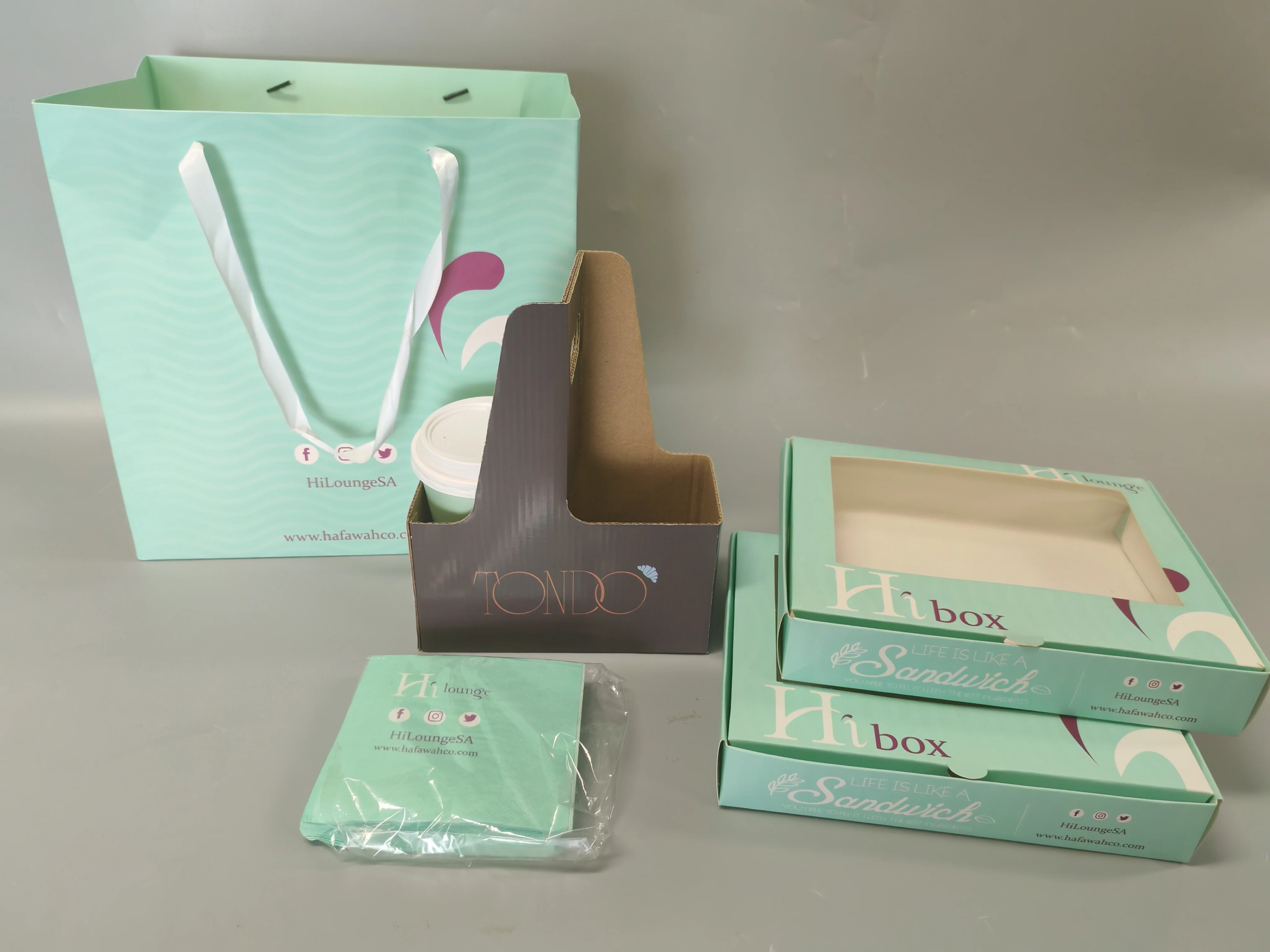 Custom Cold Drink Cups Disposable Take Away Set Holder Double Wall Reusable Coffee Paper Cup