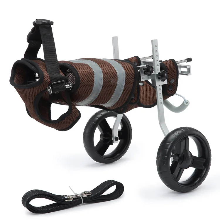 Dog Wheelchair Pet Hind Limb Disability Paralysis Rehabilitation Wheelchair Animal Auxiliary Bracket Four-Wheeled Scooter