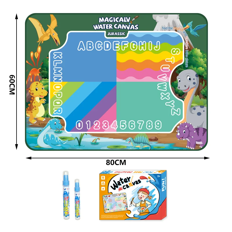 80cm Educational Toys Color Magic Water painting Canvas Aqua Doodle Drawing Toy