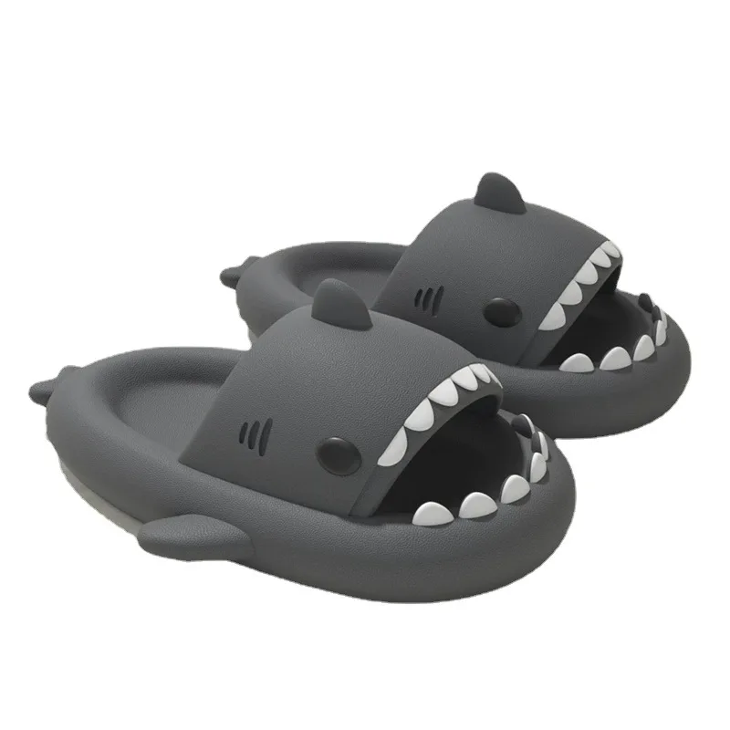 The Second Generation Of Sharks Slippers Women Wear Ins Tide Home With Non-Slip Custom Sports Slippers In Summer