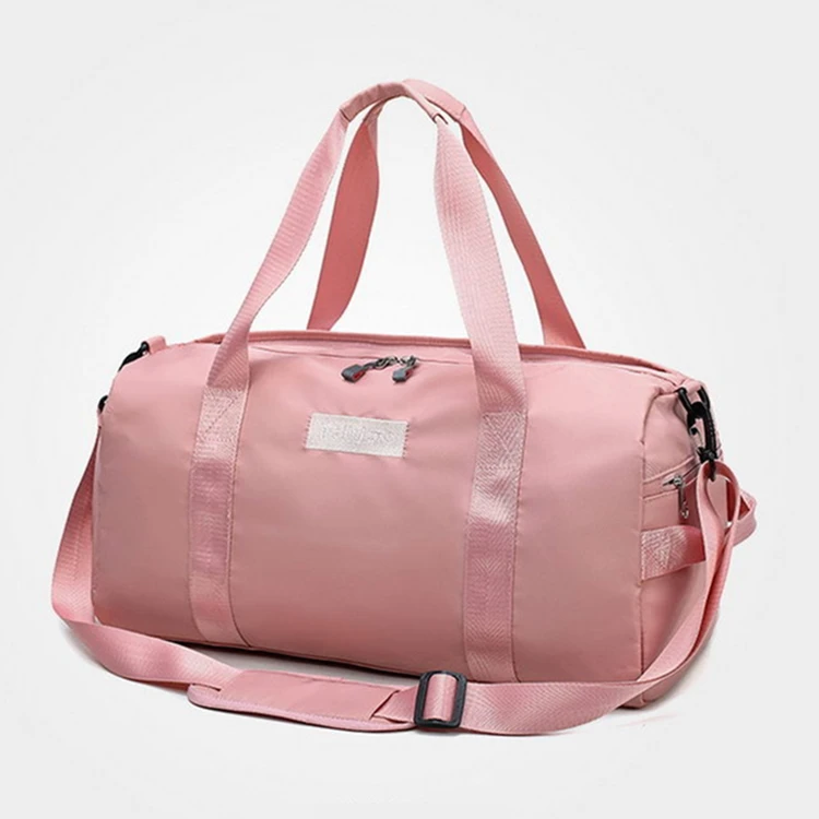 Custom Multifunctional Sports Travel Women Gym Duffle Bag with Shoe Compartment for Tennis Basketball Yoga Outdoor Activities