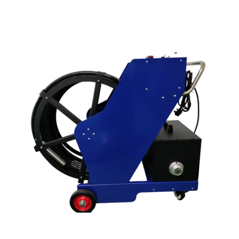 Portable kitchen exhaust grease cleaning machine for ducts and hood