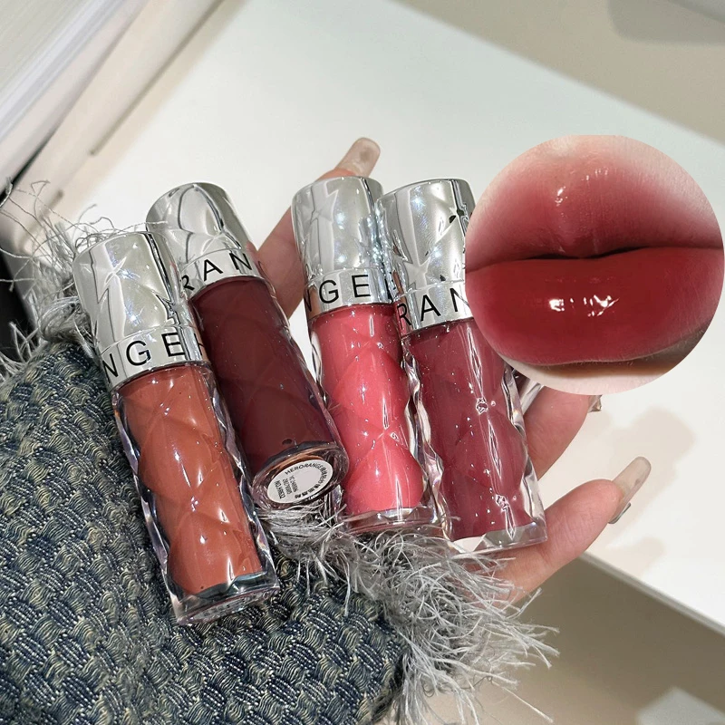 HERORANGE ODM Clear Moisturizing and Hydrating Holding Makeup Non Stick Cup Mirror Lip Gloss