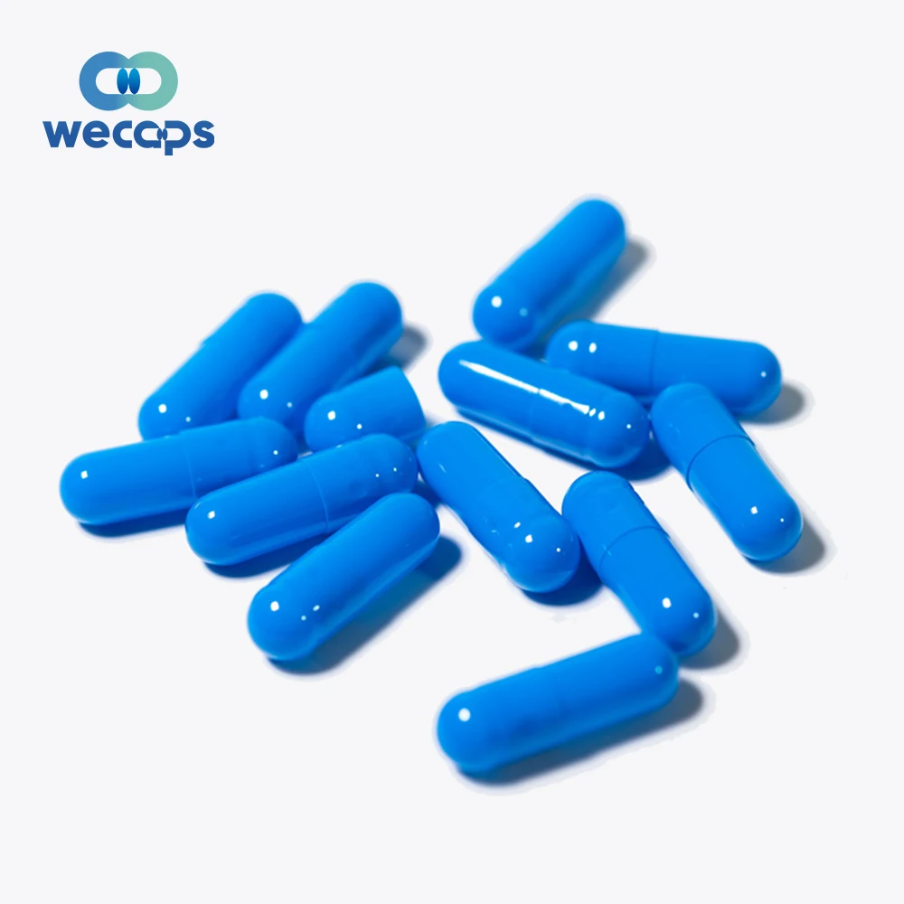 Wecaps New Supplier Color Gelatin Capsules Size 4 Empty Gelatin Capsule Shell Hard Gelatin Bovine Empty Capsules
