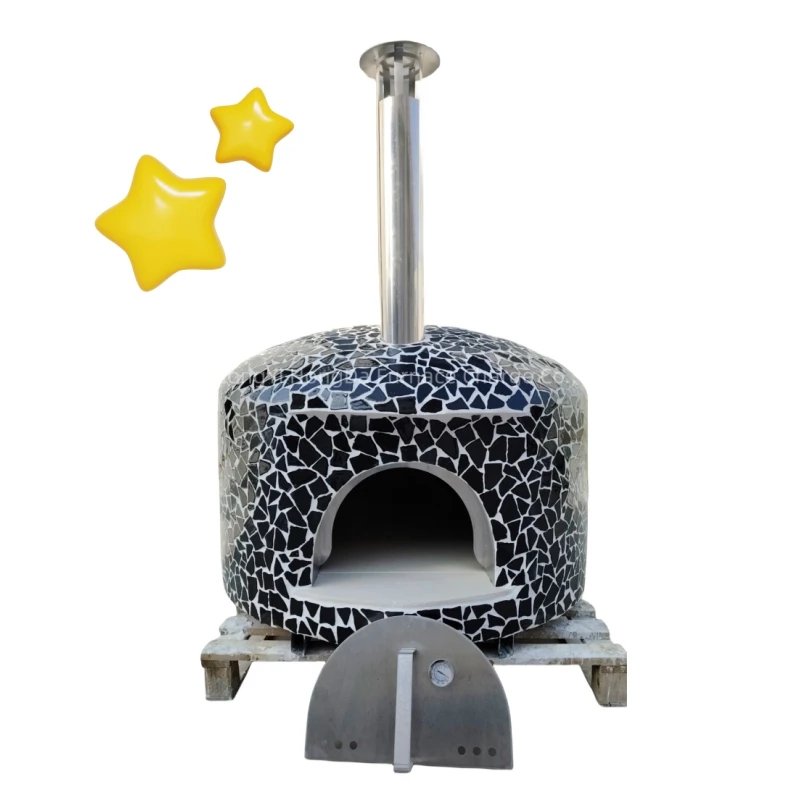 mosaic cheap terracotta spanish blackstone pizza ovens round wood fired outdoor portable clay oven pizza for sale