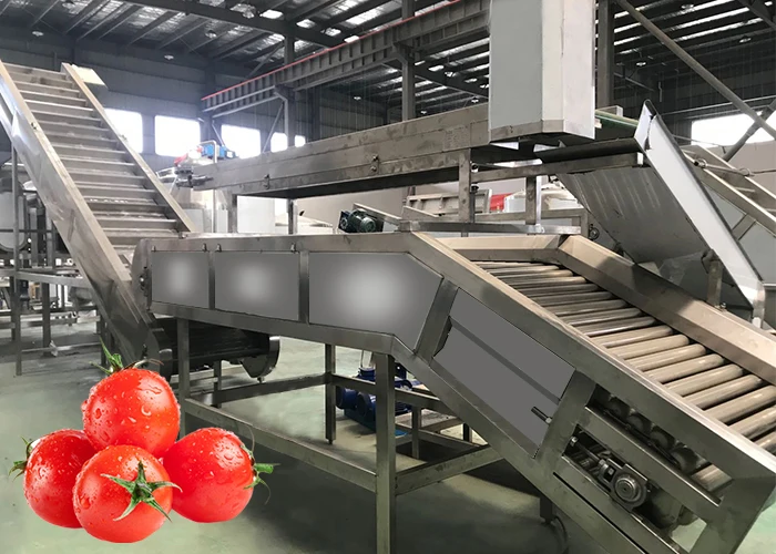 Tomato sauce production line full set paste making machine production line tomato processing