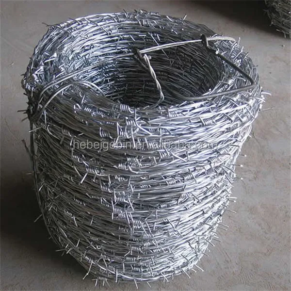 Cheap price 2.5mm 20 kgs 25 kgs class 1 class 3 500m galvanized barbed wire for fence