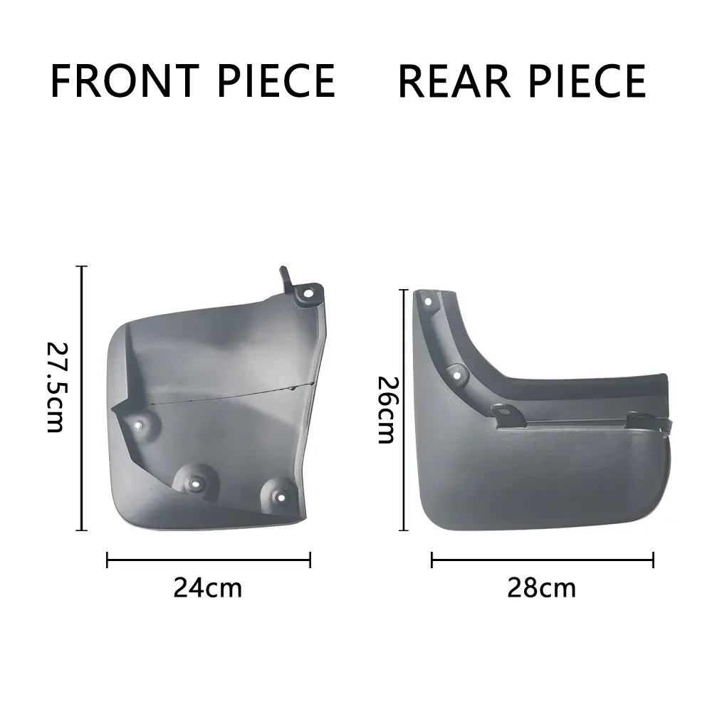 Car Mudflaps For TOYOTA LAND CRUISER LC300 2021-UP Mud Guards Flap Auto Accessories Pickup Splash Fender Flares PP Mudguard.