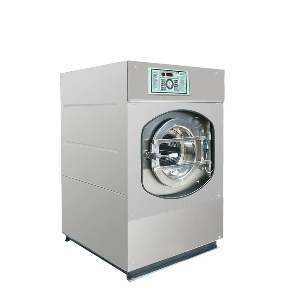 CE Certified 50kg Industrial Commercial Automatic Stainless Steel Washing Machine for Hospital Use with Dryer Equipment