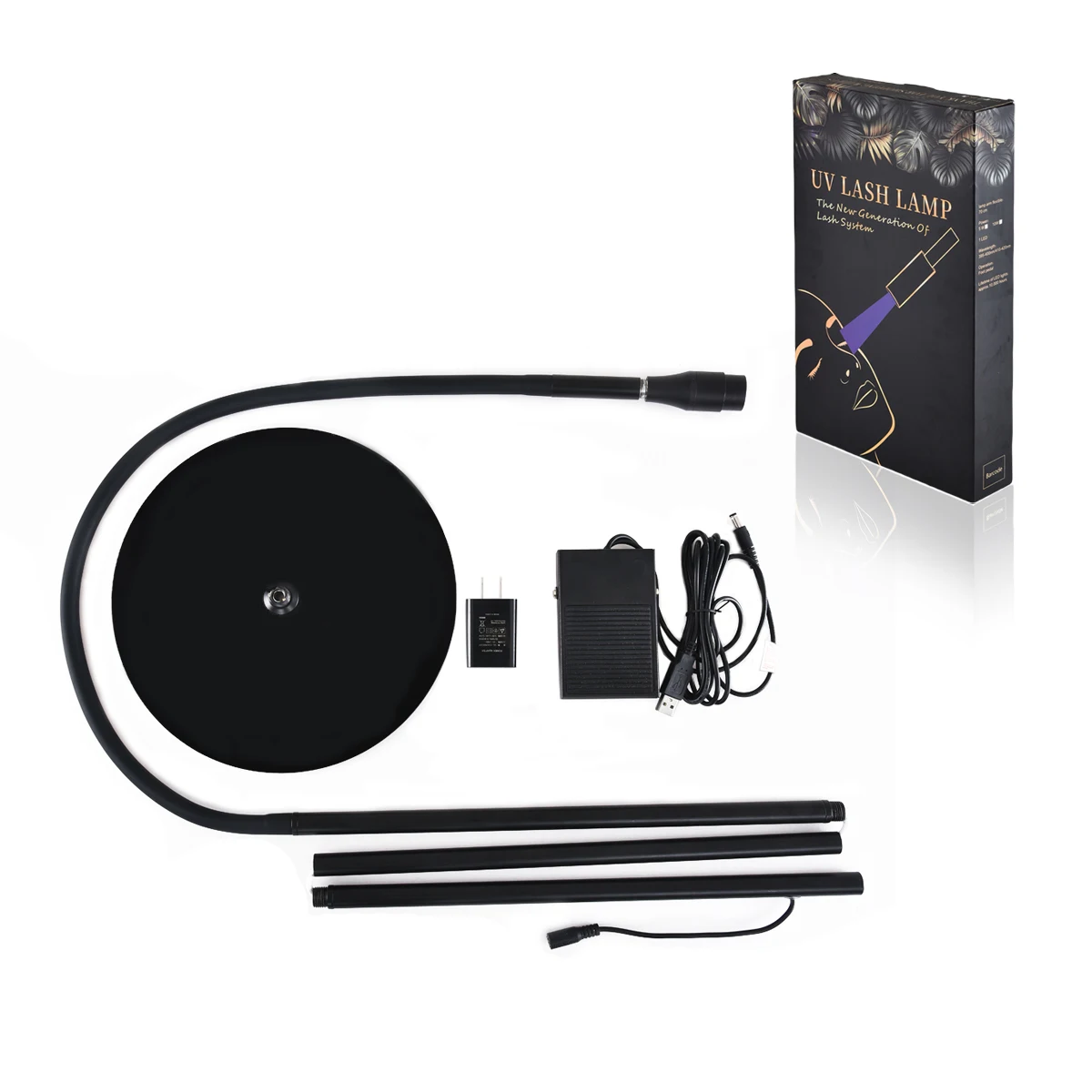 10W Lash Light for Eyelash Tech Nail Tech with Foot Pedal Control Adjustable Spot Size UV Lash Light for Eyelash Extensions.jpg