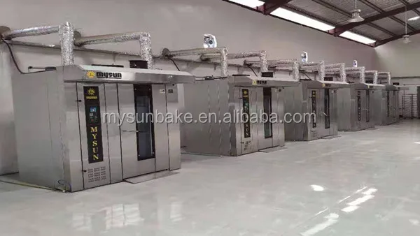 
industrial baking 32 trays 64 trays rotary oven rotary rack oven two trolley oven for sale italy 