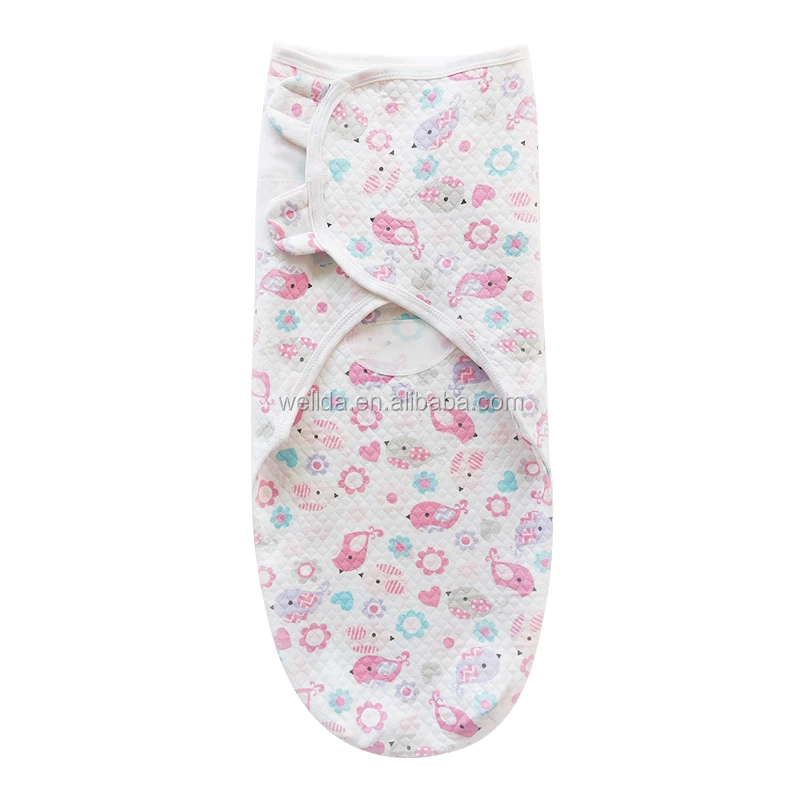 High Quality Custom 100% Organic Cotton Baby Swaddle Wrap Soft Printed Festival Bedding Baby Sleeping White Color Custom Logo