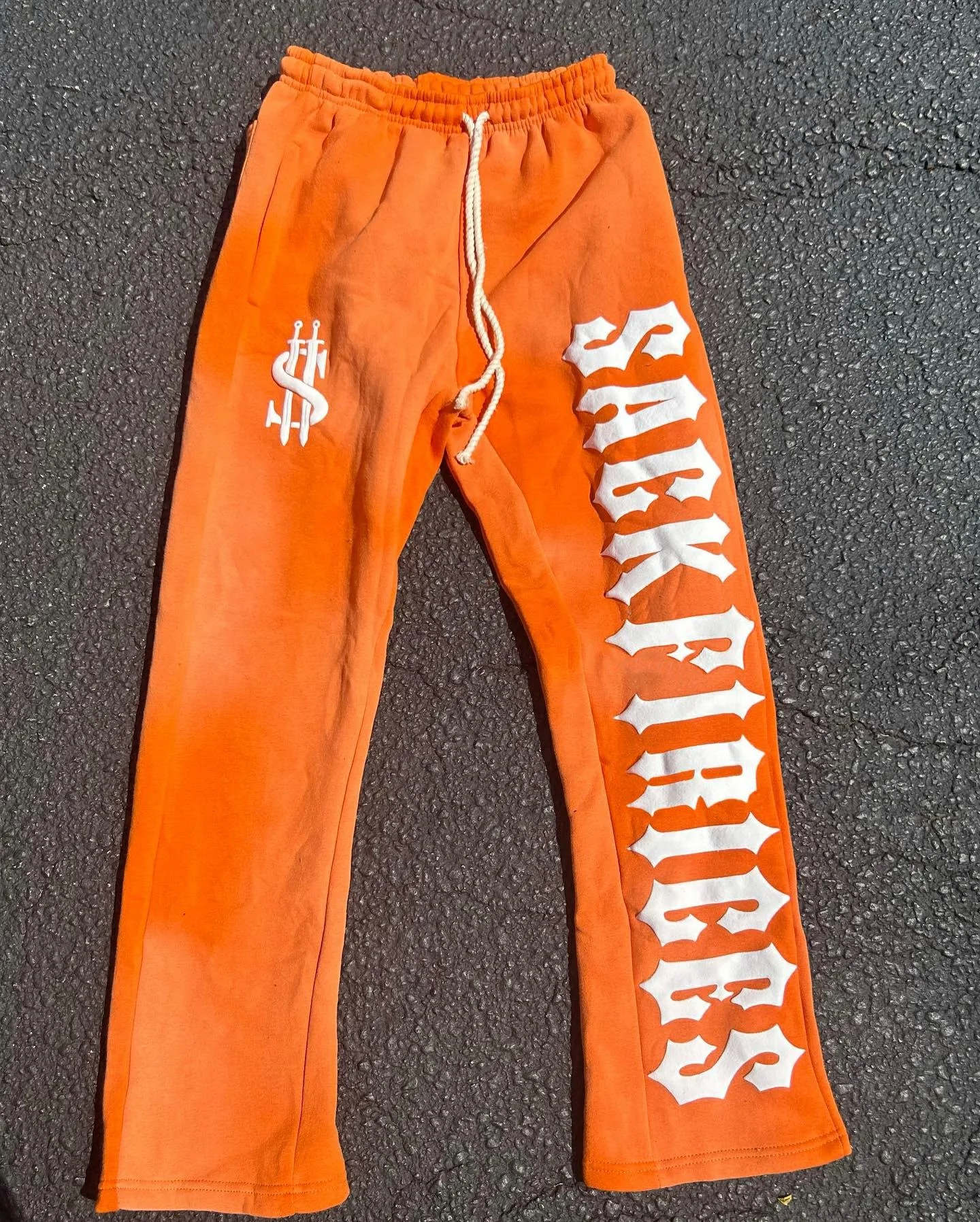 Мужские флисовые спортивные штаны с принтом