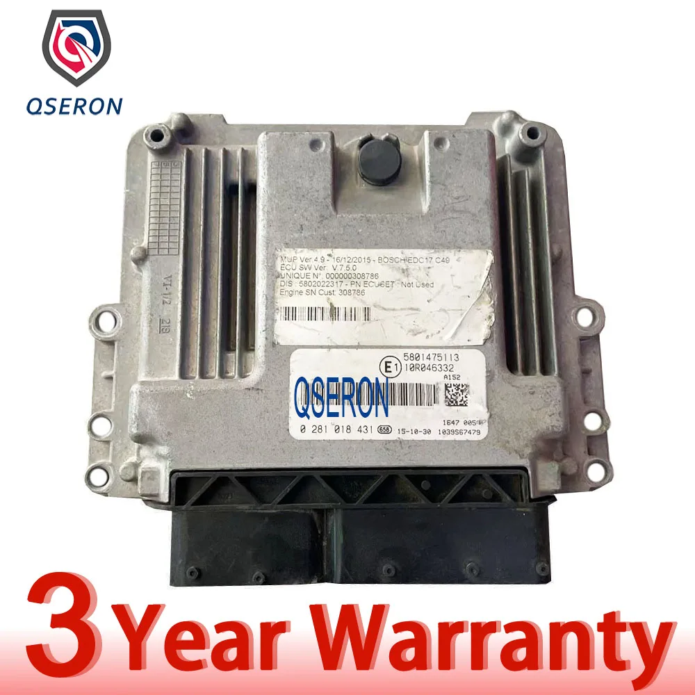 Engine Control Unit 0281018431 5801475113 ECM ECU Module Electronic Computer PCM for Iveco