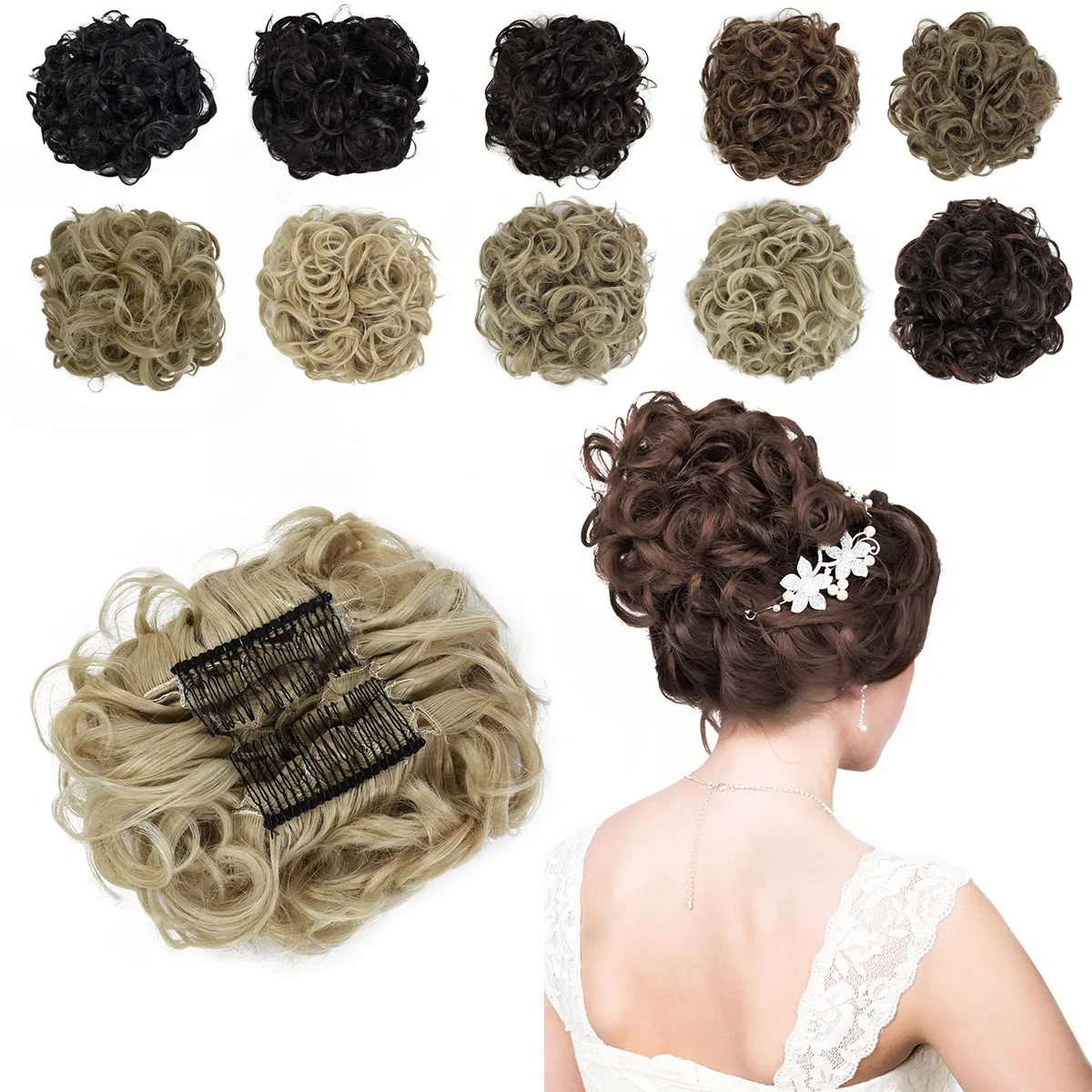 Бесплатная доставка, новый стиль, расческа для наращивания волос, Горячие булочки, пончики, шиньоны, гребень для гульки