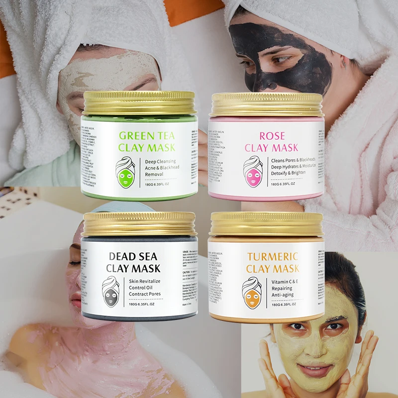 Beauty deep cleanse purifying acne super matcha face maskss green tea cleansing clay mask