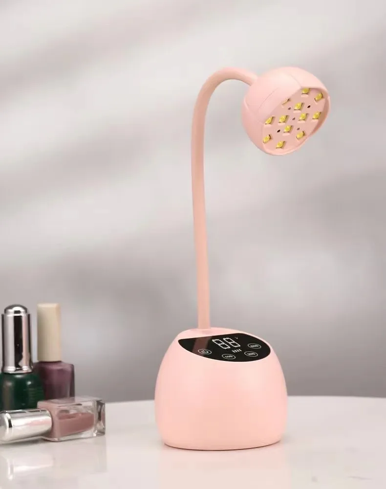 Infrared Sensor M2 Portable Rechargeable Cordless Soft Gel Tips Curing Lamp Flexible Smart Touch UV LED Nail Lamp