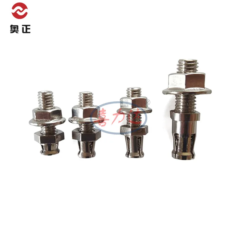 Stainless steel 304 screw back bolt stone curtain wall accessories undercut anchor