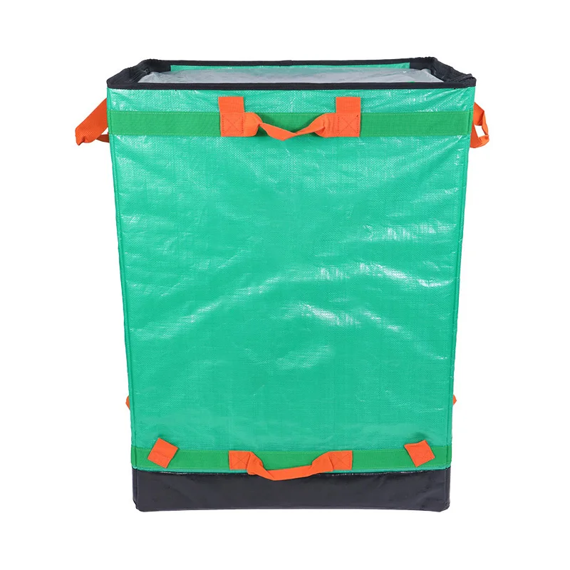 Foldable Clothes Storage Organizer Case Large Capacity Waterproof PE/PP Woven Storage Box Logistics Transport Box With Lid