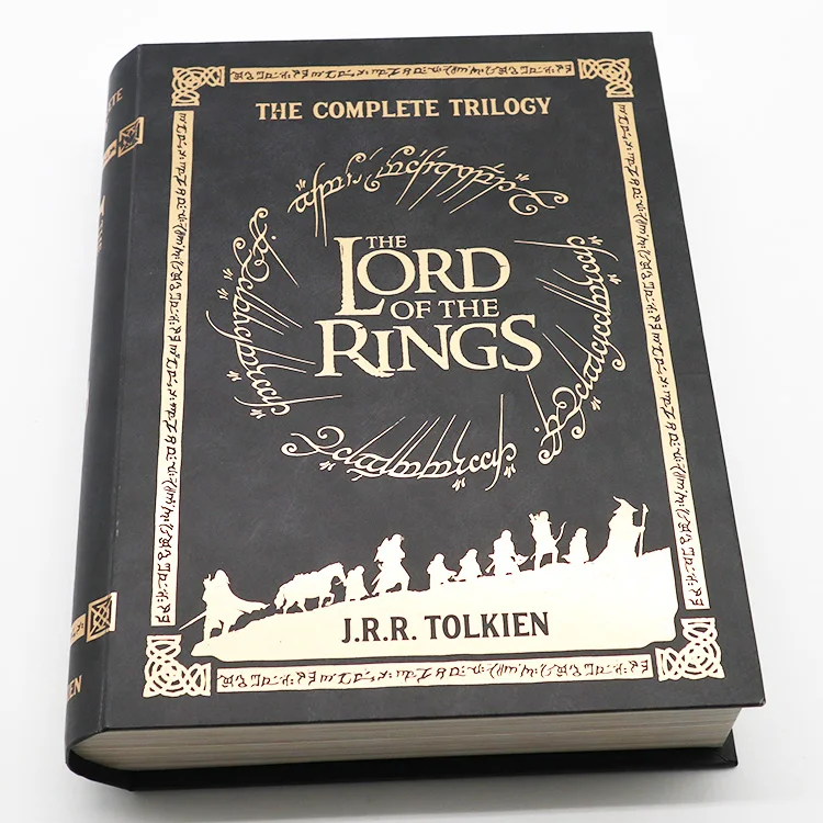 Factory Hardcover Rigid Paper Luxury Logo Custom Printed Decorative Vintage Style Cardboard Fake Book Gift Box