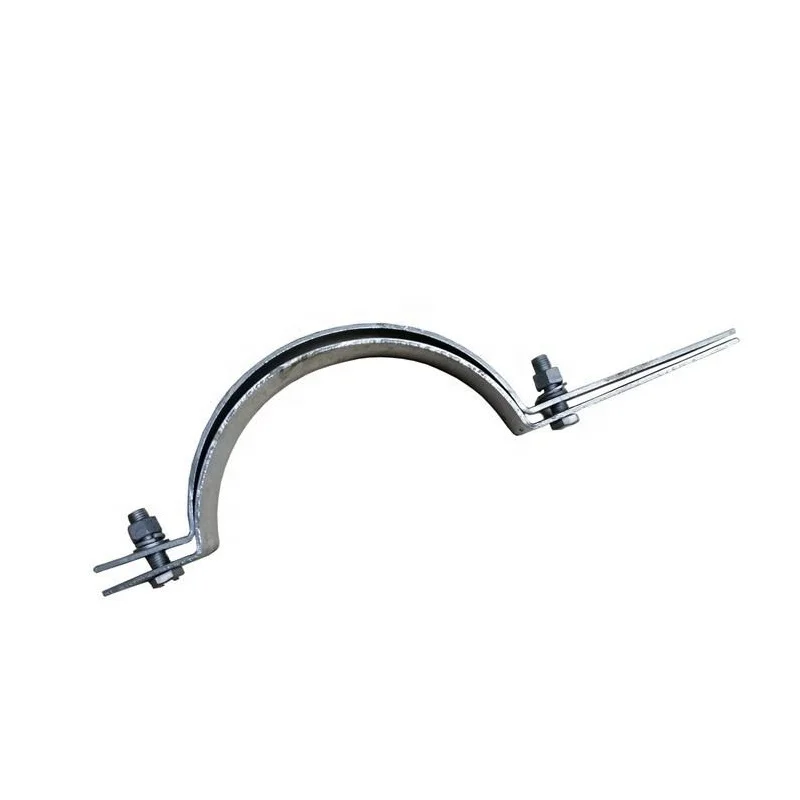 Galvanized Steel ADSS cable fitting fasten clamp for pole Fasten Hoop