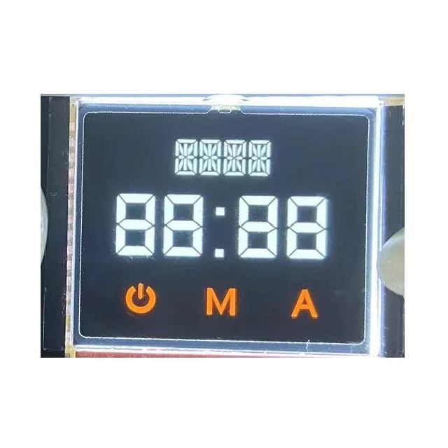 Lcd Screen 6 Digit Lcd Display Monochrome 7 Segment Lcd Display Module
