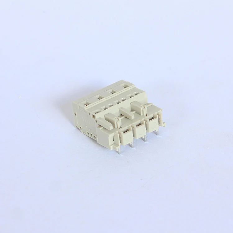 4 Pin Terminal Blocks Pluggable Cable To Cable/Cable To PCB Board Screwless Terminal Block