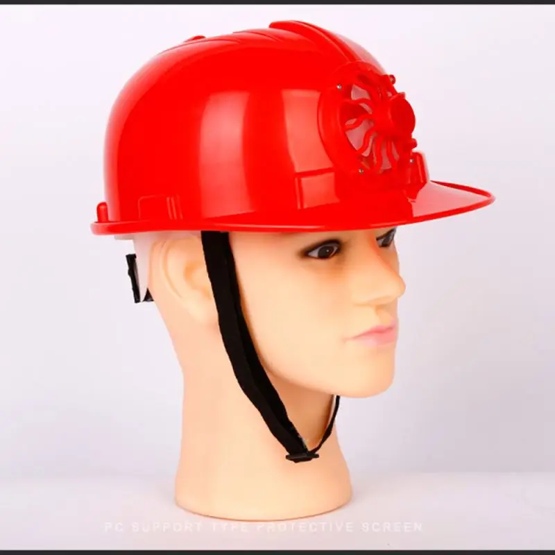 Safety helmet with adjustable ventilation work helmet accessories working helmets with solar fans