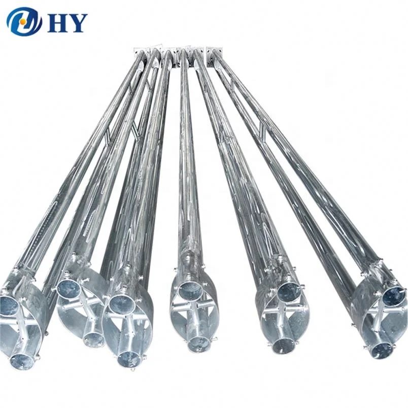 High quality aluminum park Lamp Pole customized warranty 5 years street pole for light