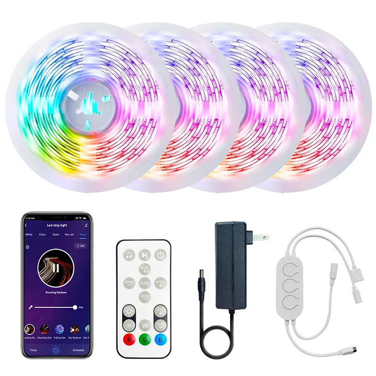 High Quality Decorations For Home Wifi LED Strip Street Rope Lights Light Flexible Strips