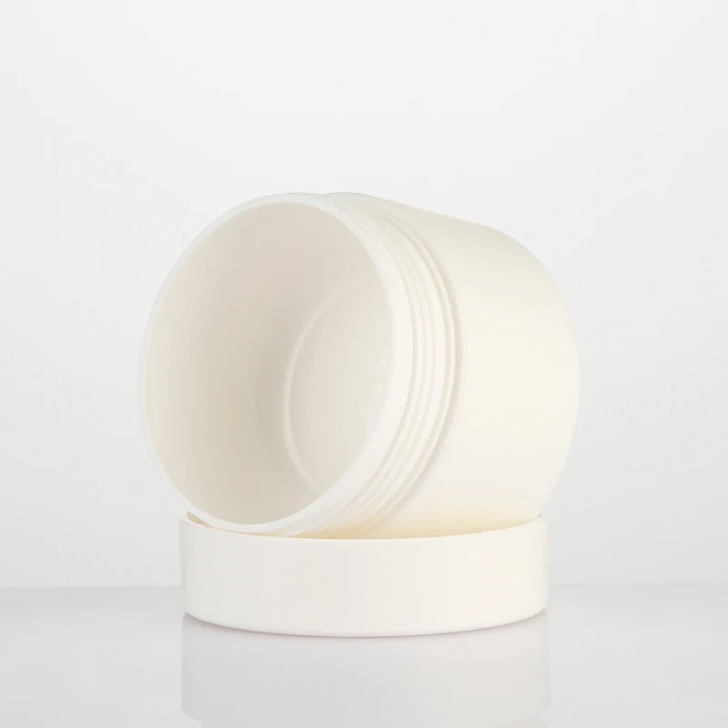 3g 5g 10g 15g 30g 50g 80g plastic white cosmetic face/eye cream PE jar with plastic lid refillable