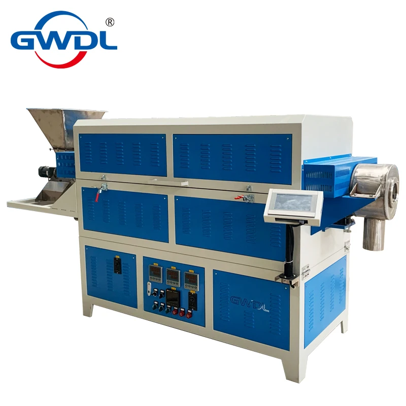 1200 1400 1700c Multi-temperature zone inclined rotary small rotary kiln