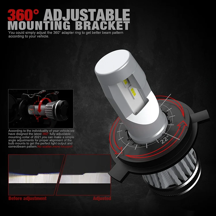  20000 Lumen 9005 12v Led Vehicle H1 H13 H8 H15 Auto Lamp Automotive H3 H4 Head Light Bulb H11 H7 Car Headlight