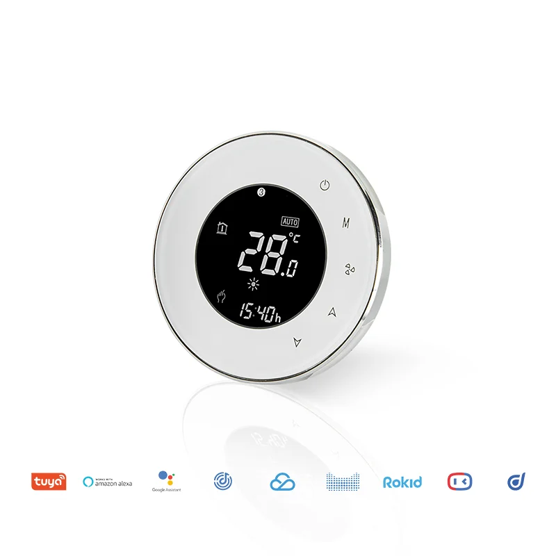 HVAC System Smart Home Thermostat Room programmable fan coil Control WiFi Touch Screen Controller Digital Thermostat BECA BMS