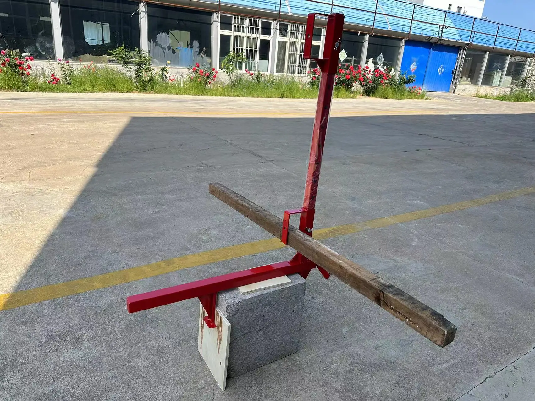 Parapet Wall Temporary Guardrails Slab Clamp for Construction Standing Seam Roof Clamp