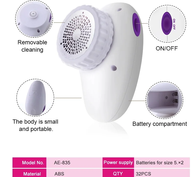 CNAIER AE-835C Perfect Pedi Spa electric callous remover foot care callous remover