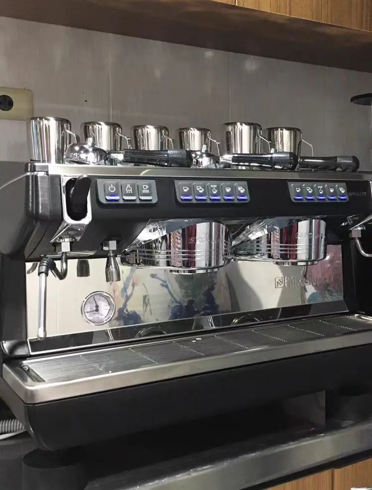 commercial two groups head Italy semi-automatic Coffee machine