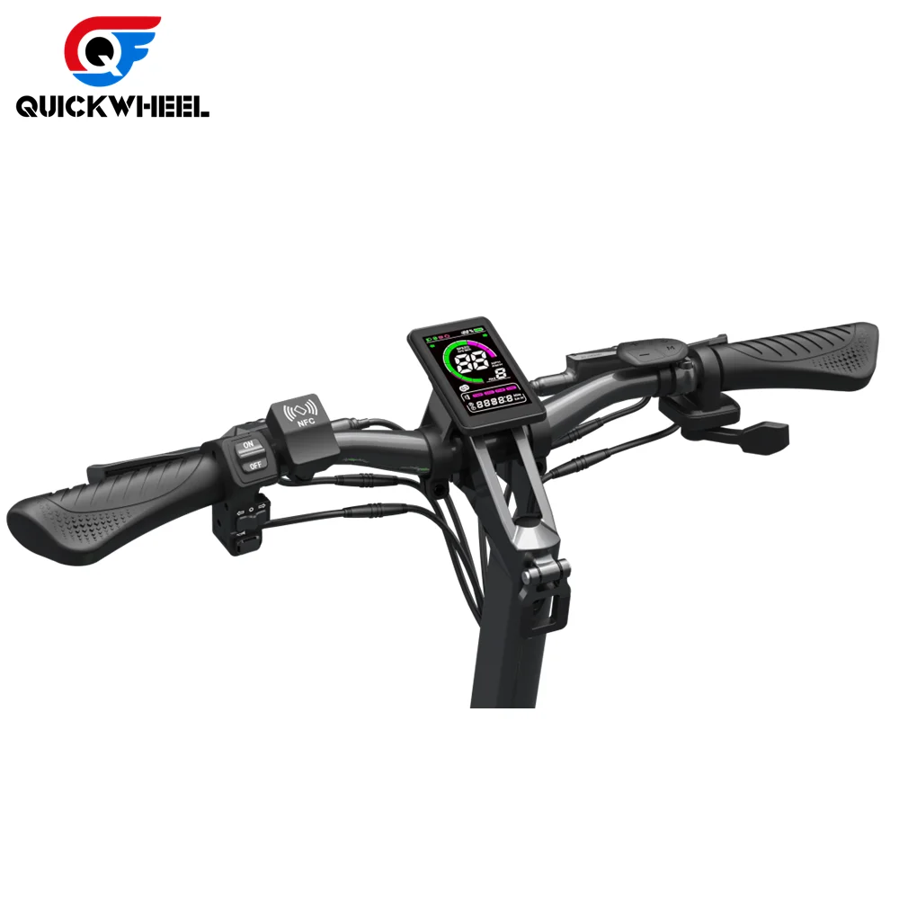 Quickwheel S6 Powerful Mobility Eu Warehouse Two Big Wheels Fast Electric Bike Scooter 72V 20Ah 3000W Electric Scooters 60V