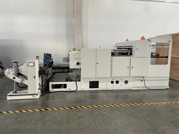 Automatic Trimming Intelligent Crosscutting Machine Jumbo Kraft paper roll to sheet cutter