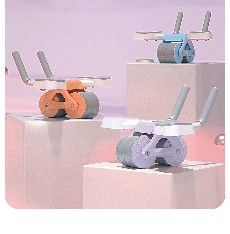 Ab roller with elbow support gym sport equipment unisex new style home fitness abdominal workout abs wheel