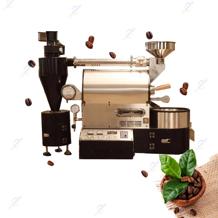 Small Counter Top Gas Electric Tostadora De Cafe Roasting Machine Price Coffee Bean Roaster