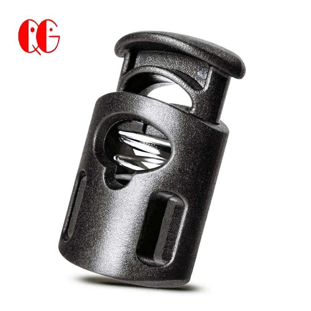 Cord Locks Elastic Adjuster Cord Toggles Drawstring Buckle Clasp Spring Drawstrings Elastic Cord Adjuster Non-Slip Stopper
