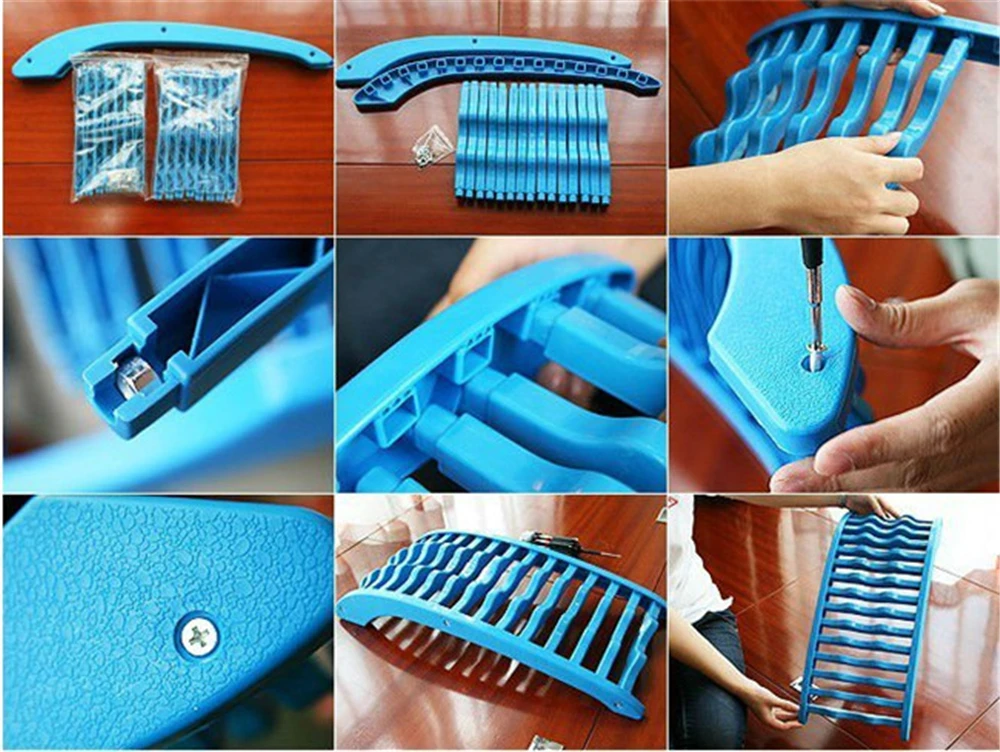 body stretching device waist muscle back massager stretcher equipment orthopedic back stretcher lumbar traction
