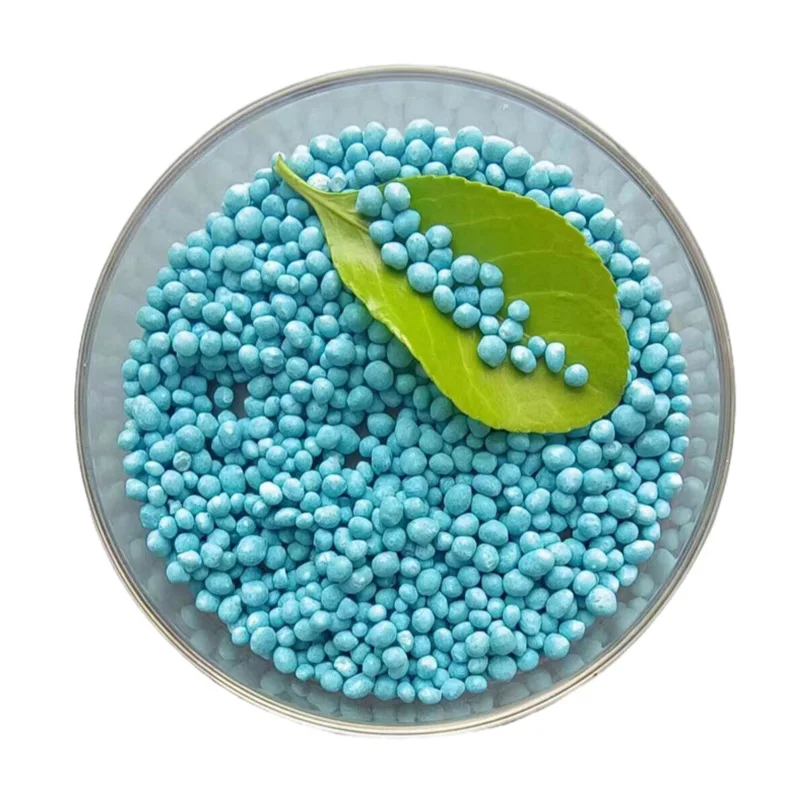 Compound Fertilizer NPK 33-3-0+9.5S  light blue color granular manufacturer