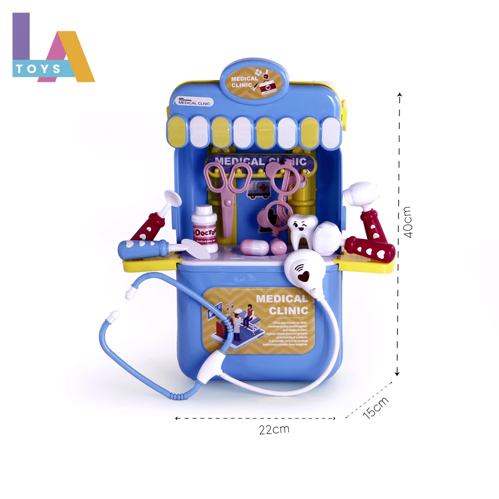 Longthuy Made in Vietnam Children play house makeup kitchen engineering equipment doctor kit luggage trolley box