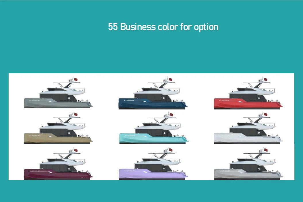 55ft   catamaran  luxury yacht  fiberglass  family  yacht   for sale