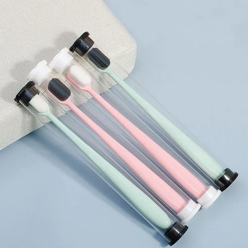 Ультрамягкая зубная щетка для взрослых с 10000 щетинами домашнего использования